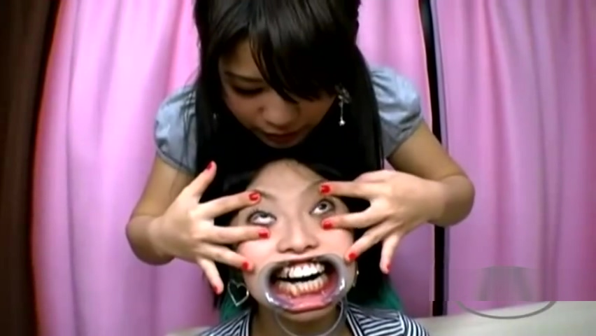 Asian Porn Nose Clamp - Asian Girl Gag In Mouth Getting Her Teeths Licked Nose Tortured With Hooks  - VJAV.com